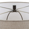 Uttermost - 30665 - One Light Table Lamp - Barat - Sleek Black