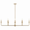 Kichler - 52693CPZ - Eight Light Linear Chandelier - Alvaro - Champagne Bronze