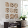 Uttermost - 04398 - Wall Decor Set/9 - Bahati - Light Bleached