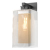Hubbardton Forge - 304854-SKT-80-72-ZM0707 - One Light Outdoor Wall Sconce - Polaris - Coastal Black