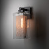 Hubbardton Forge - 304854-SKT-80-72-ZM0707 - One Light Outdoor Wall Sconce - Polaris - Coastal Black
