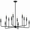 Kichler - 52692BK - 12 Light Chandelier - Alvaro - Black