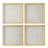 Uttermost - 32387 - Wall Art - Fourfold - Light Gold