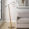Uttermost - 30485 - One Light Floor Lamp - Kennett - Antique Brass