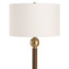 Uttermost - 30448 - One Light Floor Lamp - Keros - Dark Oak Wood