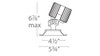 W.A.C. Lighting - R4SAT-NTWA-WT - LED Adjustable Trim - Volta - White