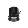 W.A.C. Lighting - R4RD1L-WTWB-BK - Invisible Trim with LED Light Engine - Volta - Black