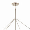 Kichler - 52629PN - Eight Light Foyer Pendant - Eisley - Polished Nickel