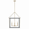 Kichler - 52627CPZ - Four Light Foyer Pendant - Eisley - Champagne Bronze