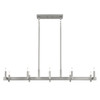 Kichler - 52614SN - Ten Light Linear Chandelier - Erzo - Satin Nickel