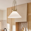 Kichler - 52581CPZ - One Light Pendant - Albers - Champagne Bronze
