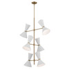Kichler - 52568CPZWH - 12 Light Foyer Chandelier - Phix - Champagne Bronze