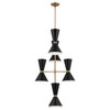 Kichler - 52568CPZBK - 12 Light Foyer Chandelier - Phix - Champagne Bronze