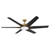 Minka Aire - F866L-HBR/CL - 65" Ceiling Fan - Deco - Heritage Brass