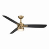 Minka Aire - F727-BBR/CL - 52" Ceiling Fan - Rudolph - Brushed Brass