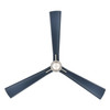 Minka Aire - F768L-BNW/NVY - 65"Ceiling Fan - Nauticus - Brushed Nickel Wet With Navy Blades