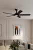 Minka Aire - F793L-RGM/CL - 56" Ceiling Fan - Seressa - Rustic Gun Metal