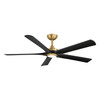 Minka Aire - F793L-HBR/CL - 56" Ceiling Fan - Seressa - Heritage Brass