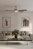 Minka Aire - F783L-BN/CL - 65" Ceiling Fan - Cadena - Brushed Nickel