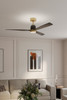 Minka Aire - F778L-LBR/CL - 53" Ceiling Fan - Foxden - Legacy Brass