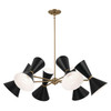 Kichler - 52566CPZBK - 12 Light Chandelier - Phix - Champagne Bronze