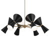 Kichler - 52566CPZBK - 12 Light Chandelier - Phix - Champagne Bronze