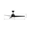 Minka Aire - F646L-CL - 52" Ceiling Fan - Verna - Coal