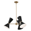 Kichler - 52565CPZBK - Six Light Chandelier - Phix - Champagne Bronze