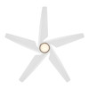 Minka Aire - F638L-WHF - 60"Ceiling Fan - Switch - Flat White