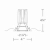 W.A.C. Lighting - R2FSPT-935-WT - LED Pinhole Trim - 2In Fq Downlights - White