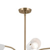 Kichler - 52559CPZWH - Six Light Chandelier - Arcus - Champagne Bronze