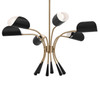 Kichler - 52559CPZBK - Six Light Chandelier - Arcus - Champagne Bronze