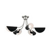 Kichler - 52558SN - Five Light Chandelier/Semi Flush - Arcus - Satin Nickel