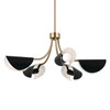 Kichler - 52558CPZBK - Five Light Chandelier/Semi Flush - Arcus - Champagne Bronze