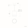 W.A.C. Lighting - PD-58509-27-WT - LED Pendant - Cloak - White