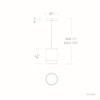 W.A.C. Lighting - PD-58506-40-BK - LED Pendant - Cloak - Black