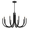 Kichler - 52551BK - Ten Light Chandelier - Odensa - Black