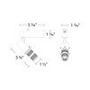 W.A.C. Lighting - H-1210-940-WT - LED Framing Projector Track Luminaire - Stealth Framing Projector - White