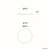 W.A.C. Lighting - FM-37510-40-AB - LED Flush Mount - Parthenon - Aged Brass