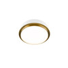 W.A.C. Lighting - FM-20515-35-WT/AB - LED Flush Mount - Salvo - White/Aged Brass