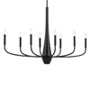 Kichler - 52526BK - Eight Light Chandelier - Deela - Black