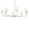 Kichler - 52517PN - Eight Light Chandelier - Pallas - Polished Nickel