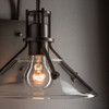 Hubbardton Forge - 302709-SKT-77-ZM0673 - One Light Outdoor Wall Sconce - Henry - Coastal Dark Smoke