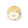 Koncept - GRW-S-CRM-BRS-HW - LED Wall Sconce - Gravy - Chrome, Brushed Brass