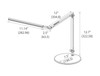 Koncept - AR3100-WD-RED-DSK - LED Desk Lamp - Z-Bar - Red