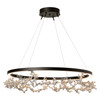 Hubbardton Forge - 401330-LED-STND-14-85 - Coral LED Ring Pendant - Coral - Oil Rubbed Bronze
