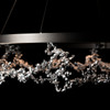 Hubbardton Forge - 401330-LED-STND-14-85 - Coral LED Ring Pendant - Coral - Oil Rubbed Bronze