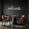 Hubbardton Forge - 401330-LED-STND-14-85 - Coral LED Ring Pendant - Coral - Oil Rubbed Bronze