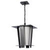 Hubbardton Forge - 363017-SKT-80-GG0884 - Linea Outdoor Lantern - Linea - Coastal Black
