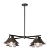Hubbardton Forge - 362025-SKT-MULT-77-ZM0870 - Stowe 4-Light Outdoor Pendant - Stowe - Coastal Dark Smoke